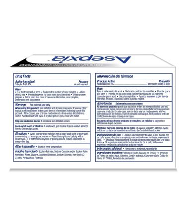 Asepxia Charcoal Cleansing Bar 4oz 5 Pack - Purifying Cleanser for Acne-Prone Skin - Buy Online on SooperMarket.com