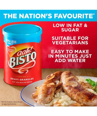 Bisto Reduced Salt Beef Gravy Granules 350g - Perfect for Hearty Family Meals - Buy Online on SooperMarket.com
