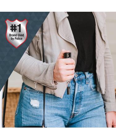 SABRE Defense Spray 3-in-1 Formula - Max Strength Pepper Spray, CS Tear Gas, UV Dye - Quick Release Key Ring - Finger Grip - 25 Bursts - Buy Online on SooperMarket.com