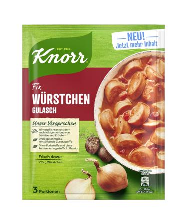 Knorr Fix seasoning mix sausage goulash for a delicious meat dish 44 g sausage goulash 44 g (1 pack)