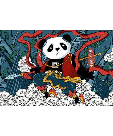BRVORD NZ Panda Roller Road Drift Skate | Cool Maple Deck | Anti-Slip | Freeline Skate with PU Wheels - Buy Online on SooperMarket.com