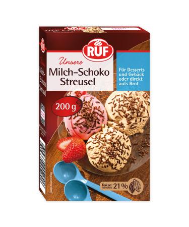 Call milk chocolate sprinkles chocolate sprinkles ideal on bread for colorful cookies cookies muffins dessert & ice cream gluten-free 1 x 200g 1 Pack of 1x200g milk chocolate