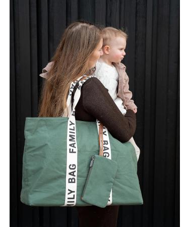 CHILDHOME Family Bag Changing Bag Travel/Weekend Bag Large Capacity Detachable Pouch Included Green Signature Collection - Buy Online on SooperMarket.com