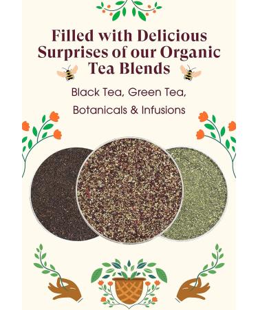 English Tea Shop Organic Advent Calendar Chest - 25 Pyramid Tea Bags | Premium Holiday Tea Gift Set - Buy Online on SooperMarket.com