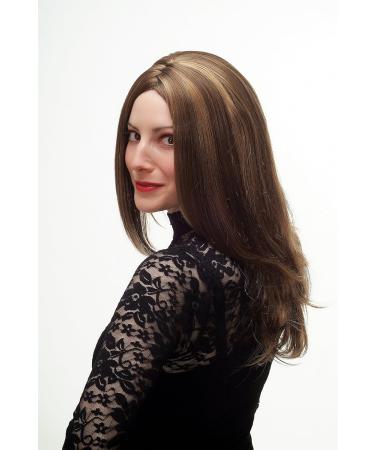 WIG ME UP 3411-12H124 Ladies Wig - Cheeky Brown Blonde Streaked Long Straight Middle Parting | International Shipping Available - Buy Online on SooperMarket.com