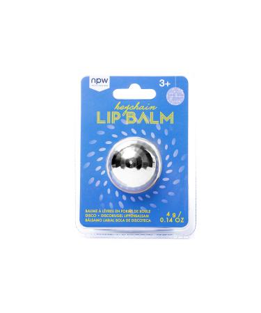 Disco Ball Lip Balm Keychain