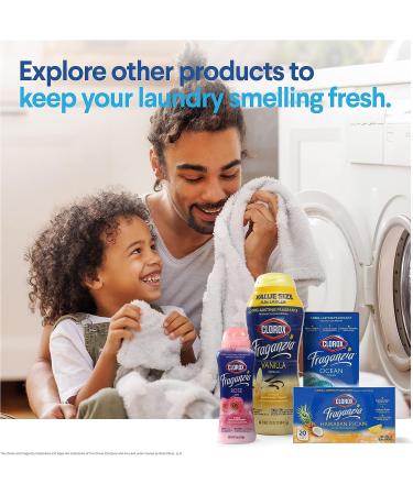 Clorox Fraganzia In-Wash Scent Booster Crystals - Vanilla Scent 18oz Twin Pack | Laundry Scent Booster for Freshness | 36oz Total - Buy Online on SooperMarket.com