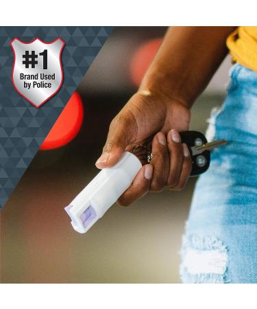 SABRE Pepper Spray with Glow in the Dark Case - 25 Bursts of Police Strength OC Spray - Quick Release Key Ring - Finger Grip - Twist Lock Safety - Buy Online on SooperMarket.com