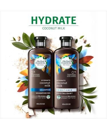 Herbal Essences Biorenew Coconut Milk Hydrate Shampoo 13.5 FL OZ - Nourishing Moisture for Dry Hair - Buy Internationally - Buy Online on SooperMarket.com