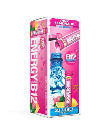 Zipfizz Healthy Sports Energy Mix with Vitamin B12 Pink Lemonade 20 Tubes 0.39 oz (11 g) Each