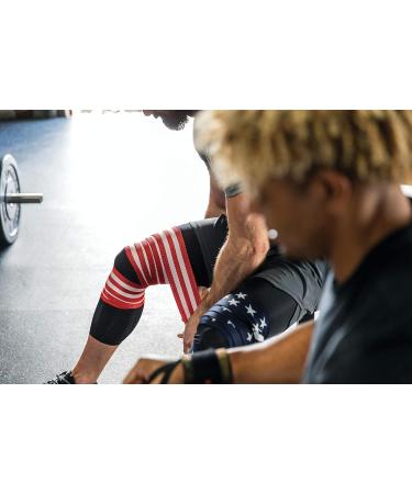 Harbinger Knee Brace for Weightlifting | Maximum Support & Stability - Red Flag - Buy Online on SooperMarket.com
