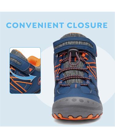 Buy Mishansha Non-Slip Lightweight Children's Hiking Shoes | Trekking Boots for Boys & Girls | Sizes 24-38 EU - Blue - Buy Online on SooperMarket.com