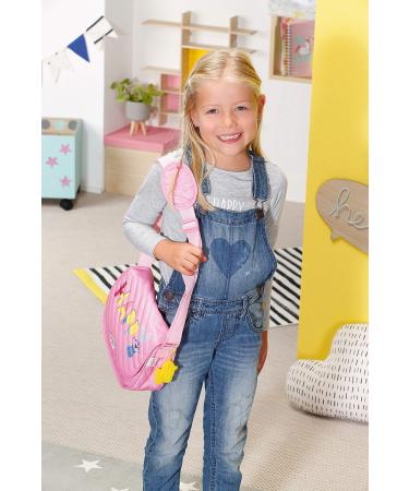 Zapf Creation BABY born Diaper Bag - Adjustable Strap Changing Mat Diaper & Accessories - Pink - Buy Online on SooperMarket.com