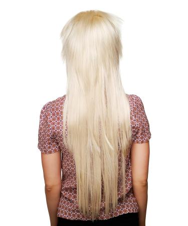 80s Blonde Glam Rock Wig - Long Retro Style | WIG 9666-88 | International Shipping Available - Buy Online on SooperMarket.com