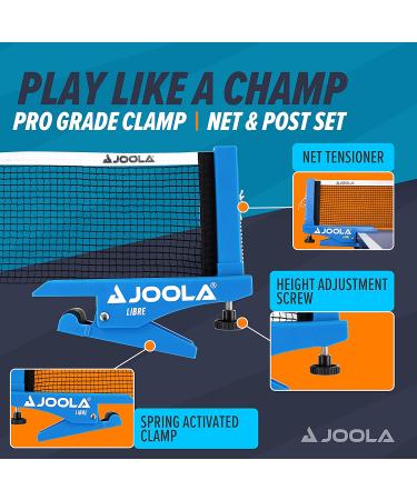 Joola Libre Outdoor Table Tennis Net Set for Leisure Sports Clamping Technology Height Adjustable with Locking Screw Single - Buy Online on SooperMarket.com
