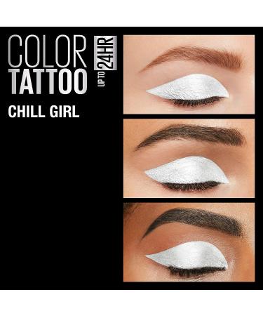 Maybelline Color Tattoo Chill Girl Cream Eyeshadow 0.14 oz | Waterproof & Longwear Pot Makeup - Buy Online on SooperMarket.com