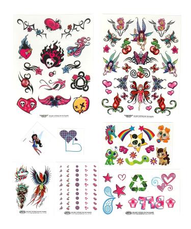 Savvi Mega Value Temporary Tattoo Kit - 625 Fake Tattoos for Kids of All Ages - Buy Online on SooperMarket.com