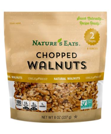 Nature's Eats Chopped Walnuts, 8 Oz