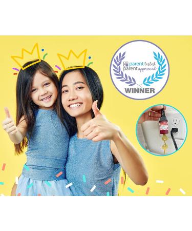 Roride Electrical Power Cord Plug Lock Device-Electrical Safety Baby Proofing Toddler Proofing Teen Proofing-OSHA Plug Lockout Approved-Prevent Dangerous Home Appliance Power Tool Injuries (RRKA) Red RR Key Alike (RRKA) - Buy Online on SooperMarket.com