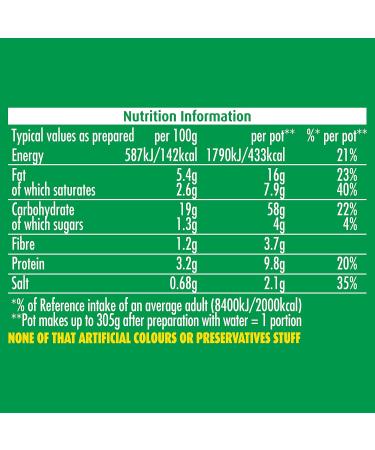 Pot Noodle Chicken & Mushroom vegetarian noodles Standard quick to make noodles 90 g - Buy Online on SooperMarket.com