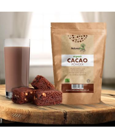 Nature's Root Organic Raw Cacao Powder - 250g (Pack of 1) - Premium Quality - Buy Online on SooperMarket.com