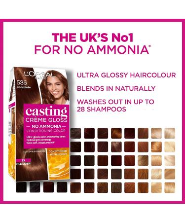 L'Oreal Paris Casting Creme Gloss Semi-Permanent Hair Dye 600 Gloss Light - Brown Hair Dye, 1 Pack - Buy Online on SooperMarket.com