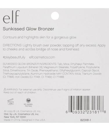 e.l.f. Cosmetics Bronzer Palette - Deep Matte and Shimmer Powder Bronzers for Sun-Kissed Glow - Buy Online on SooperMarket.com