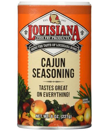 Louisiana Fish Fry Products Cajun Seasoning 8 Ounce 8 Ounce (Pack of 1)