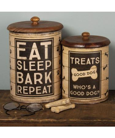 Primitives by Kathy Rustic Treat Tin Set - Brown/Black (2-Piece) - Buy Online on SooperMarket.com