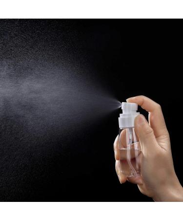 Buy 60ml Transparent Refillable Atomizer Spray Bottle - Fine Mist Perfume & Skincare Plastic Spray for Travel & Cosmetic Use - Buy Online on SooperMarket.com