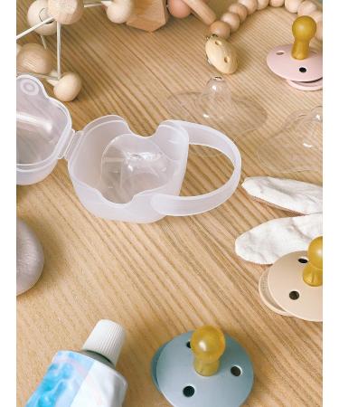 Purifyou PurePouch BPA-Free Pacifier & Nipple Shield Cases - Set of 3 | Clear Case for Diaper Bag & Stroller | Travel Pacifier Box | Keeps Binkies Clean & Accessible | 3 Count - Buy Online on SooperMarket.com