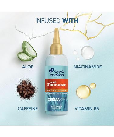 Head & Shoulders Hair Growth Serum - DermaXPRO Leave-in Conditioner for Dry Scalp - Supports Hair Growth with Niacinamide & Caffeine 145ml - Buy Online on SooperMarket.com