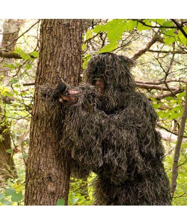 VIVO Ghillie Suit - Adult/Youth Sizes, Dry Grass/Leaf/Woodland Camo, XL/XXL - Woodland Design - Buy Online on SooperMarket.com