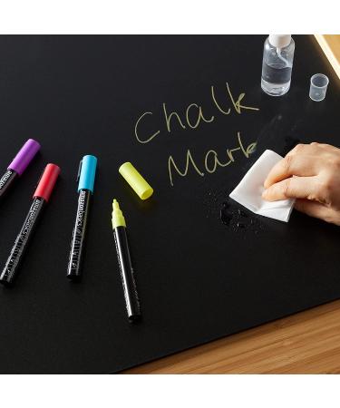 Amazon Basics Bullet/Chisel Reversible Tip Chalk Markers  Bright Colors  Fine Point Bright Colors Fine Point - Buy Online on SooperMarket.com