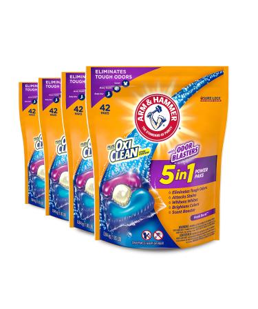 Arm & Hammer Plus Odor Blasters 5in1 42ct (4x42ct), 168 Count 42 Count (Pack of 4)