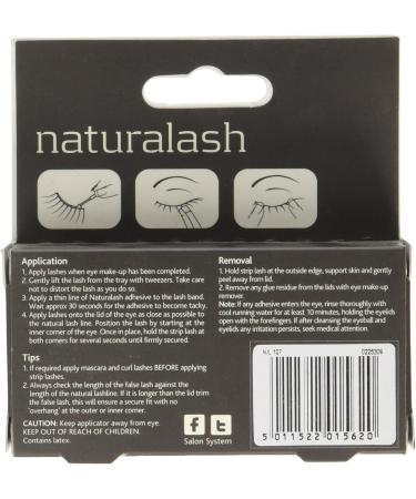 Salon System Naturalash Quick and Easy Re-Usable Black 107 Lashes - Buy Online on SooperMarket.com