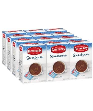 Community Coffee Blue Sweetener Packets - 2400 Count (12 packs of 200) - Blue - Buy Online on SooperMarket.com
