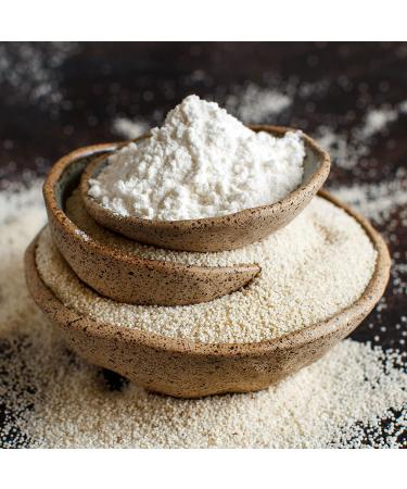 Shipetaukin Fonio Flour: Gluten Free Non GMO African Supergrain - Baking, Thickening, Breads | 28oz - Buy Online on SooperMarket.com