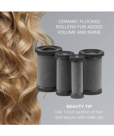 INFINITIPRO Conair Instant Heat Ceramic Flocked Rollers - Multi-Size 20 Count - Buy Online on SooperMarket.com