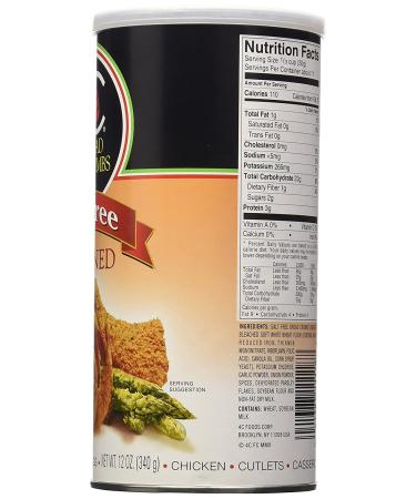 4C Salt Free Seasoned Bread Crumbs - 12 oz - Pack of 3 | Premium Seasoned Crumbs for Cooking & Baking - Buy Online on SooperMarket.com