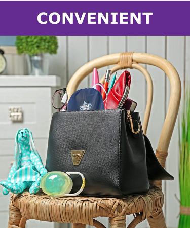 Mighty Clean Baby Folding Travel Potty Seat - Portable Non-Slip Toilet Training Seat for Toddlers with Reusable Travel Pouch - Buy Online on SooperMarket.com