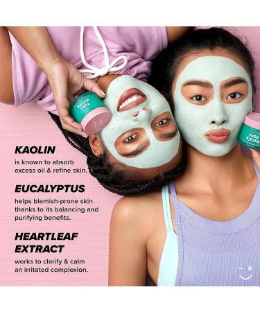I DEW CARE Wash-off Clay Mask - Yoga Kitten | For Blemish-prone Skin with Kaolin  Heartleaf  and Tea Tree Extract  2.5 Fl Oz - Buy Online on SooperMarket.com