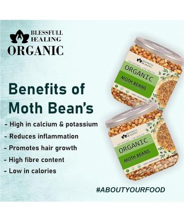 Blessfull Healing Organice Moth Beans 1 lb (453 Gram) - Buy Online on SooperMarket.com