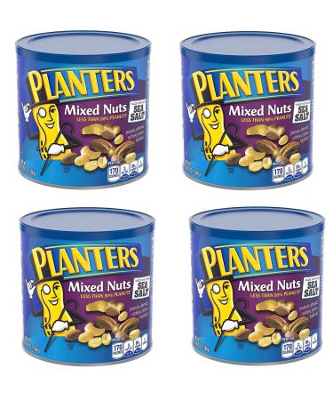 Planters Mixed Nuts Mixed Nuts Regular 4 Cans (56 oz)