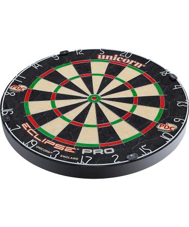 Unicorn Eclipse Pro Dart Board - Ultra Slim Segmentation for Increased Scoring | 30% Thinner Than Conventional Boards - Buy Online on SooperMarket.com