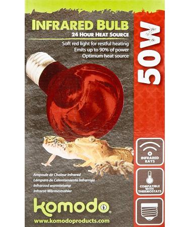 Komodo Infrared Heat Lamp ES 50 Watt - Buy Online on SooperMarket.com