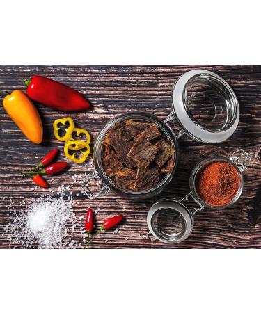 Craftsman Beef Jerky - 100% Natural Sugar-Free Protein 68% | 4x50g Pack | Bavarian D rrfleisch Mix | Smoky Chili & Hemp Pepper Biltong - Buy Online on SooperMarket.com