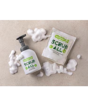 Scrubbington's Scrub All 3-in-1 Shampoo Conditioner & Body Wash Foam for Sensitive Skin - 200ml | Best Kids Bath Care - Buy Online on SooperMarket.com