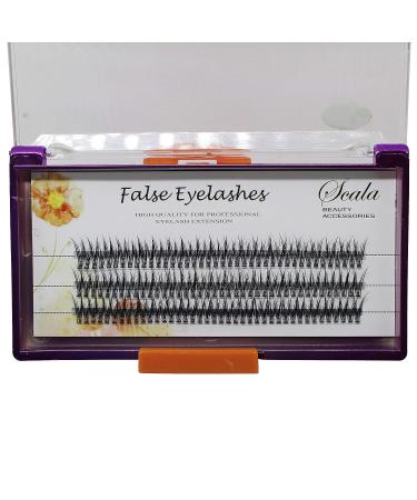 Scala Handmade Luxury Mink False Lashes - 16mm 5D Volume Fans Individual Eyelash Extensions - Buy Online on SooperMarket.com