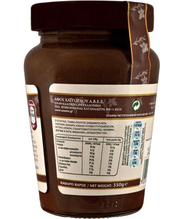 Macedonian Greek Tahini with Cocoa 700g Glass jar - Buy Online on SooperMarket.com